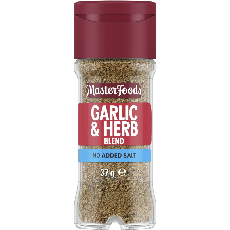 Masterfoods Garlic and Herb Blend No Added Salt Seasoning 37g