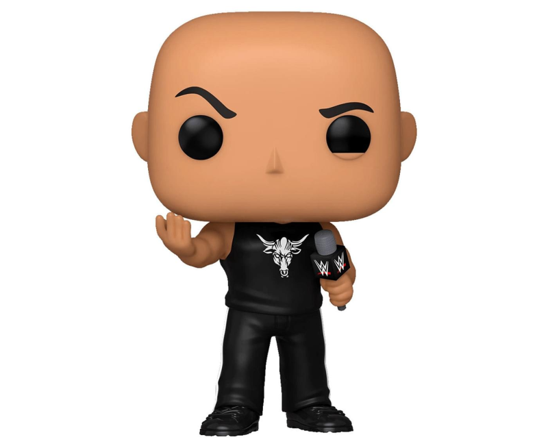 WWE The Rock Dwayne Johnson with Microphone Pop! Vinyl Figure