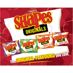 Arnotts Shapes Original Crackers Biscuits Savoury Box 185g