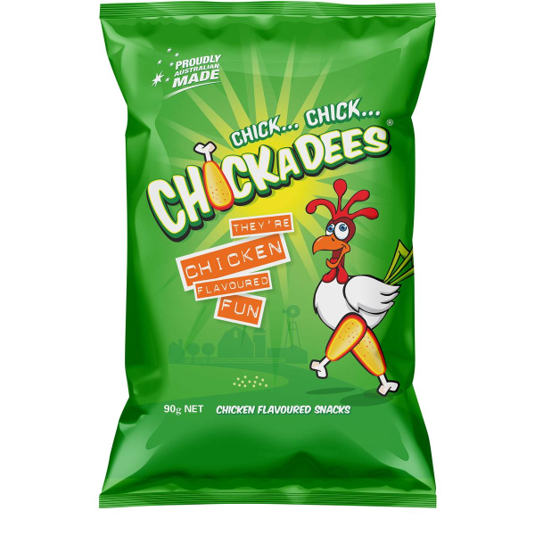 Chickadees Chicken Flavoured Chips Snacks Pack 90g