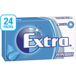 Wrigleys Extra Chewing Gum Peppermint Flavour 14 Pieces X 24 Pack