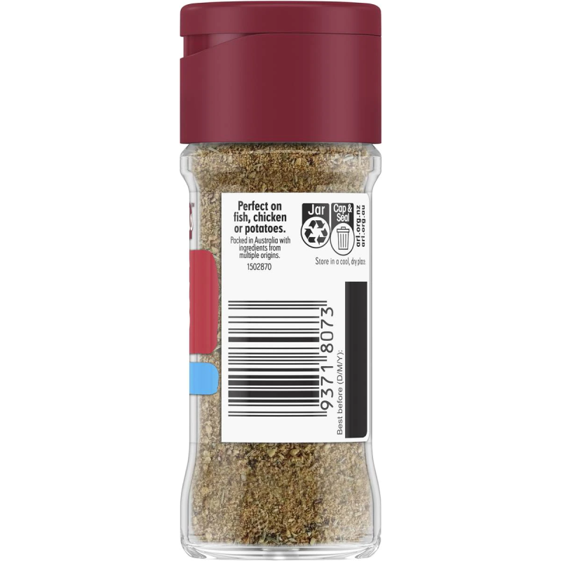 Masterfoods Garlic and Herb Blend No Added Salt Seasoning 37g