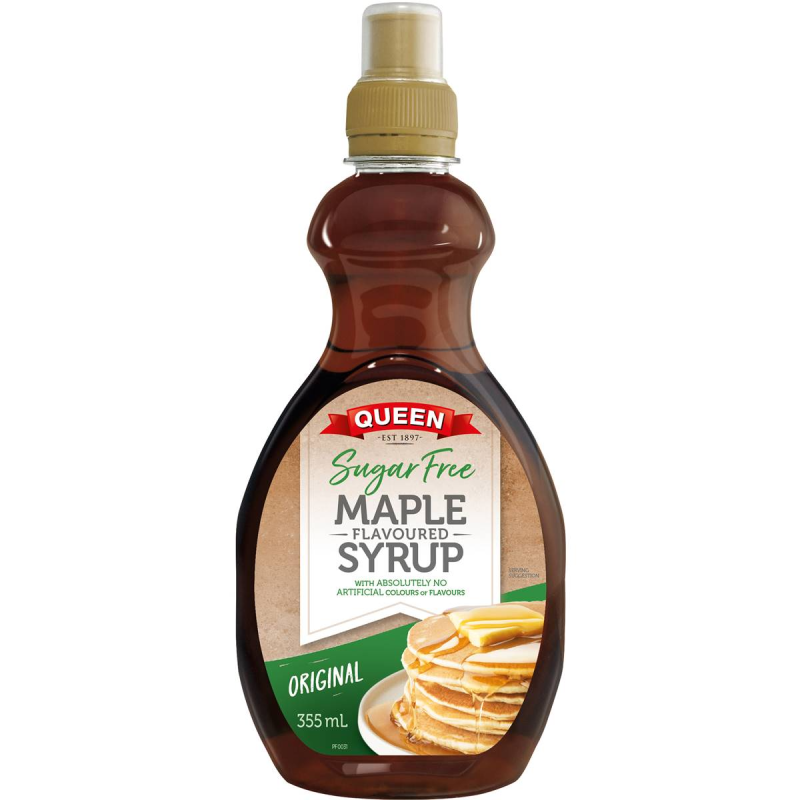 Queen Sugar Free Maple Syrup Original 355ml