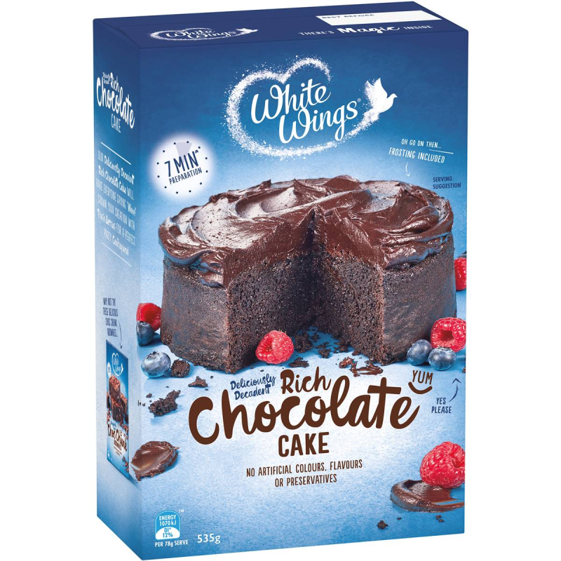 White Wings Chocolate Cupcakes Baking Mix 410g