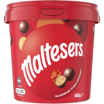 Maltesers Milk Chocolate Crunchy Balls Party Bucket 465g