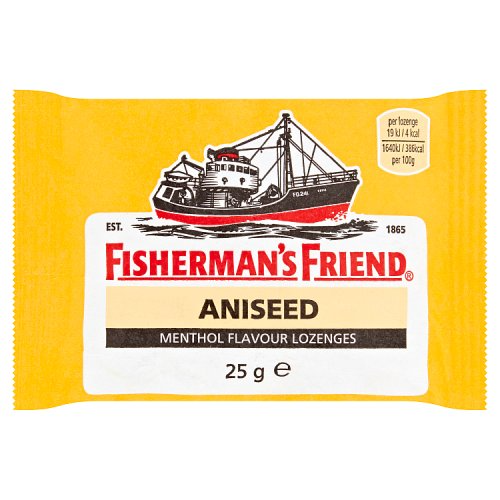 Fishermans Friend Mints Extra Strong Menthol Lozenges Aniseed 25g X 12 Units