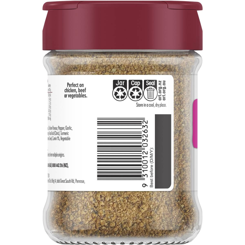 Masterfoods Moroccan Mild Spice Blend Seasoning 160g