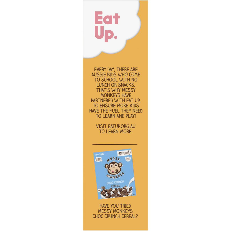 Messy Monkeys Pancake Stack Kids Cereal Gluten Free Low Sugar 240g