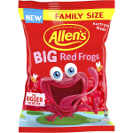 Allens Big Red Frogs Lollies Candy Family Pack 465g