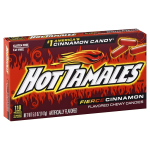 Hot Tamales Fierce Cinnamon Chilli Candy Lollies Theatre Box 141g - USA
