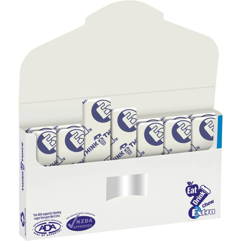 Wrigleys Extra Chewing Gum Peppermint Flavour 14 Pieces X 24 Pack