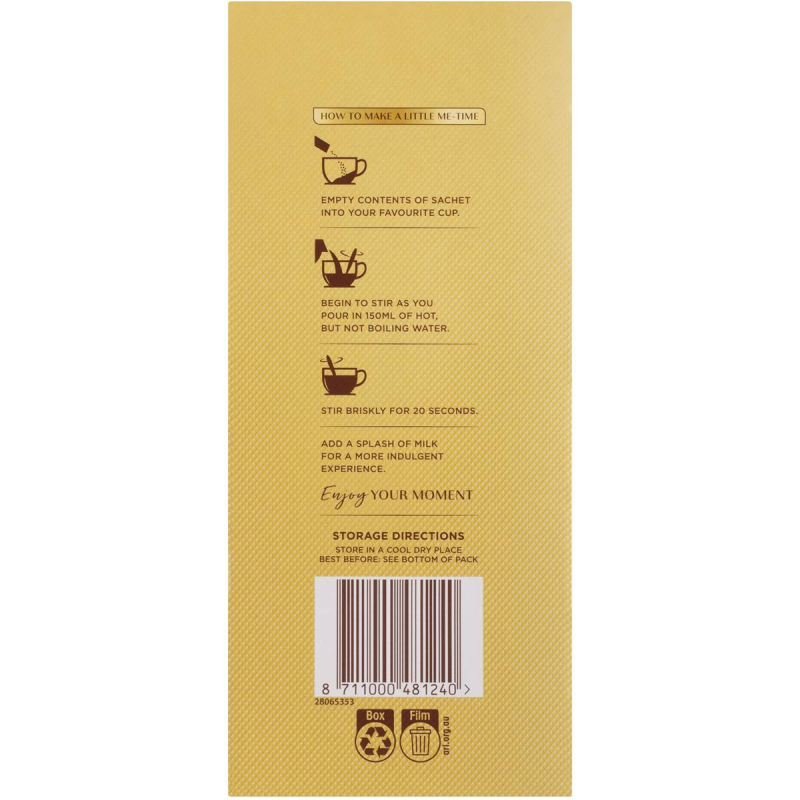 Moccona Strong Cappucinno Coffee Sachets 30 Pack