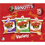 Arnotts Shapes Original Crackers Variety Box 15 Pack