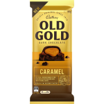 Cadbury Old Gold Dark Chocolate Caramel Chocolate Block 180g