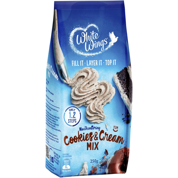 White Wings Cookies and Cream Dessert Baking Mix 250g