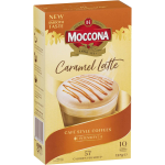 Moccona Coffee Caramel Latte Sachets 10 Pack