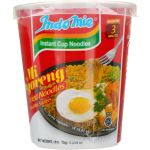 Indomie Mi Goreng Instant Cup Fried Noodles 75g X 12 Cups