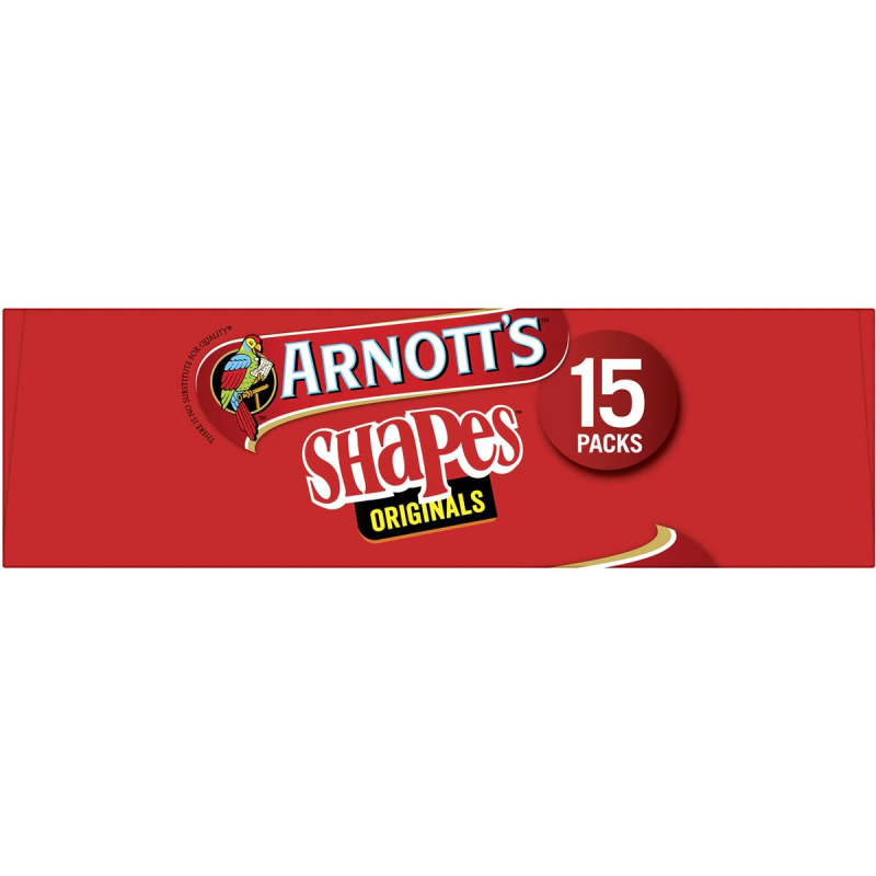 Arnotts Shapes Original Crackers Variety Box 15 Pack