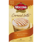 Moccona Coffee Caramel Latte Sachets 10 Pack