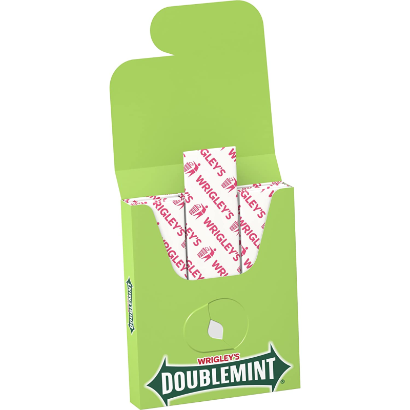 Wrigleys Double Mint Chewing Gum 15 Pieces X 10 Pack - USA