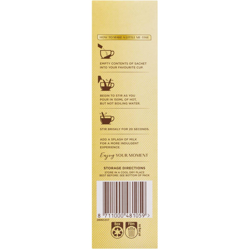 Moccona Coffee Caramel Latte Sachets 10 Pack