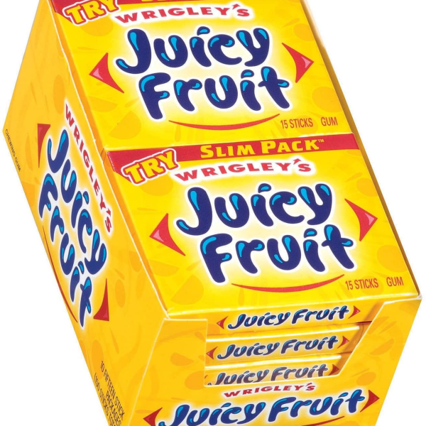 Wrigleys Juicy Fruit Chewing Gum 15 Pieces X 10 Pack - USA