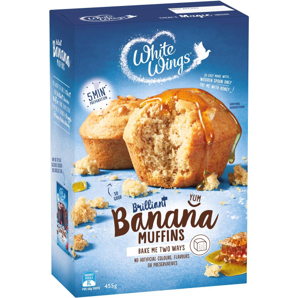 White Wings Banana Muffins Baking Mix 455g