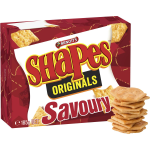 Arnotts Shapes Original Crackers Biscuits Savoury Box 185g
