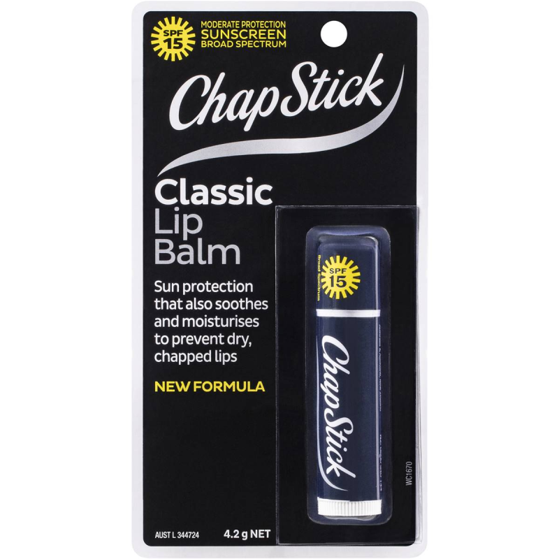 Chapstick Classic Original Lip Balm 4g Pack