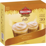 Moccona Latte Coffee Sachets 30 Pack