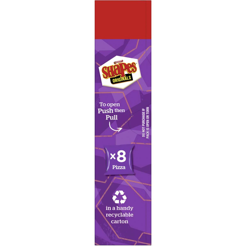Arnotts Shapes Original Crackers Pizza Box 8 Pack