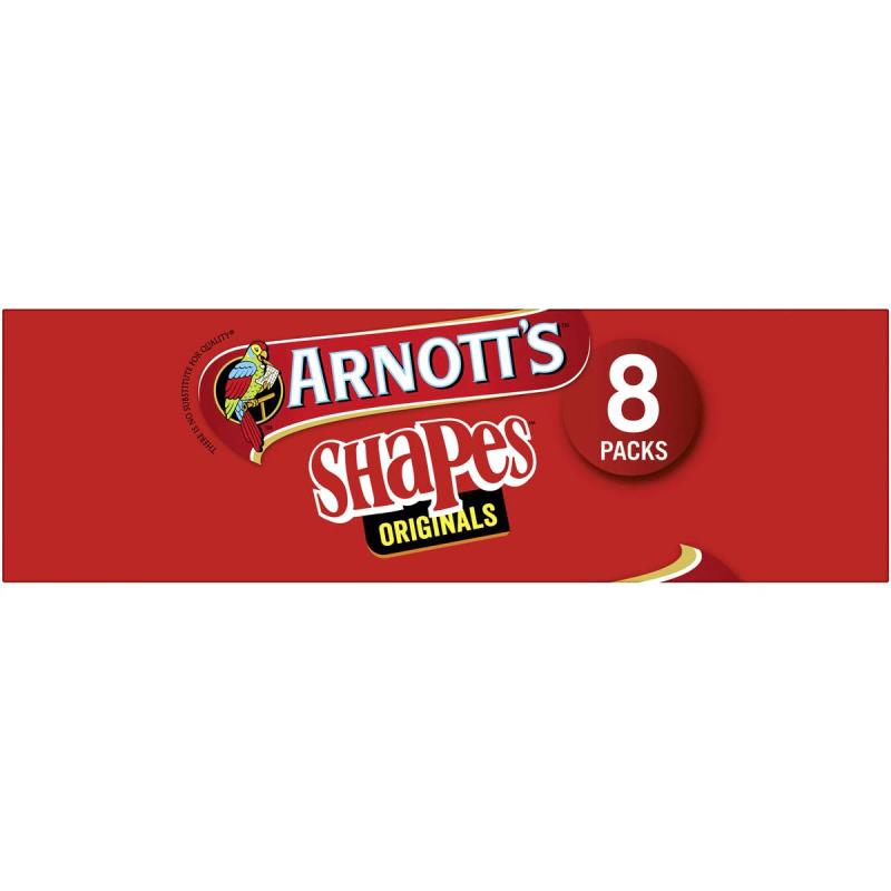 Arnotts Shapes Original Crackers Pizza Box 8 Pack