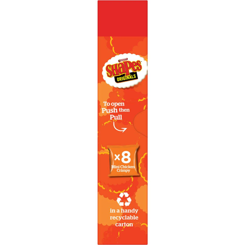 Arnotts Shapes Original Crackers Chicken Crimpy Box 8 Pack
