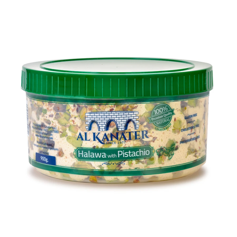 Al Kanater Halawa Halva with Pistachio Lebanese 900g