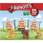 Arnotts Tiny Teddy Teddies Biscuits Variety Box 15 Pack