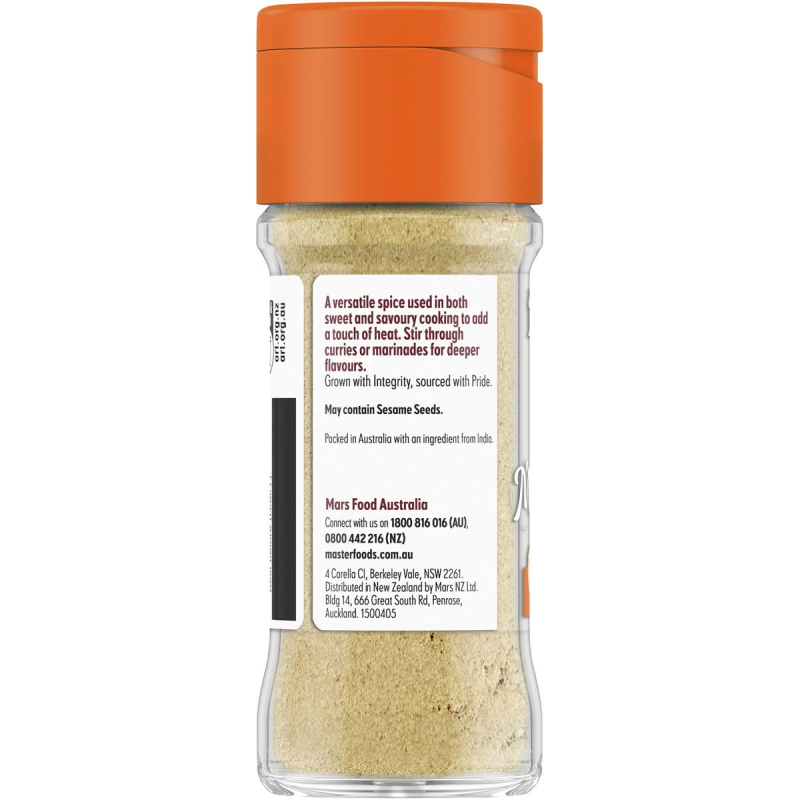 Masterfoods Ground Ginger Seasoning Blend 25g