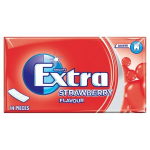 Wrigleys Extra Chewing Gum Strawberry Flavour 14 Pieces X 24 Pack