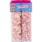 Dollar Sweets Fairy Pink Sweetheart Sprinkles Candy Topping for Cake Decoration 145g