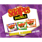 Arnotts Shapes Original Crackers Biscuits Pizza Box 190g