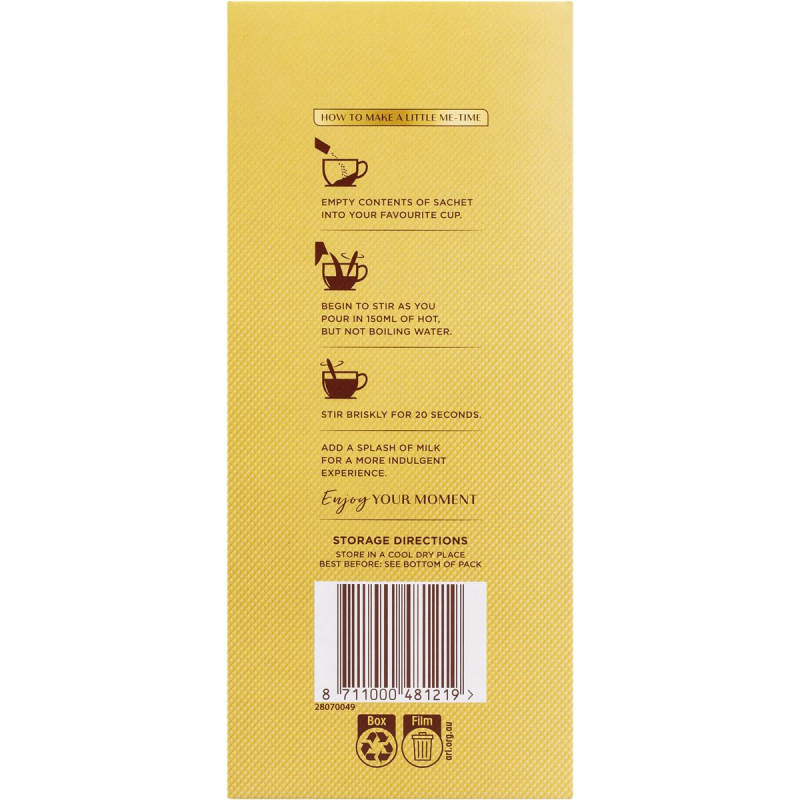 Moccona Latte Coffee Sachets 30 Pack