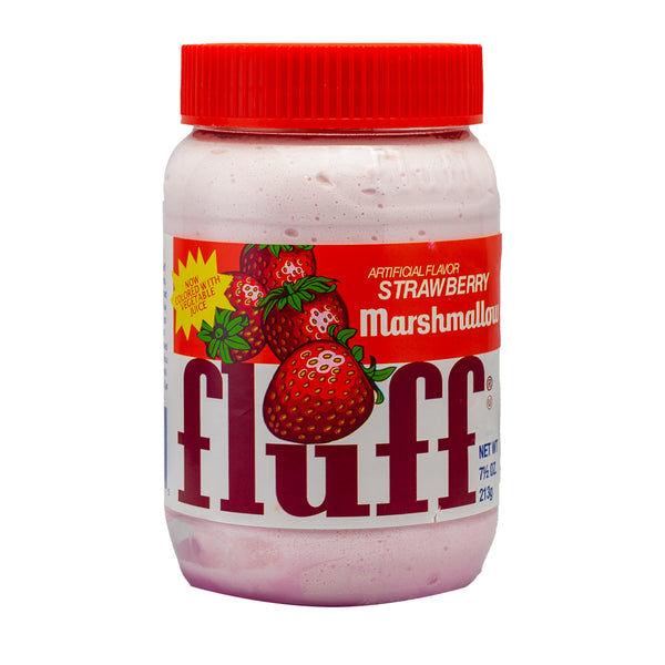 Fluff Marshmallow Pink Strawberry Spread Tub 213g