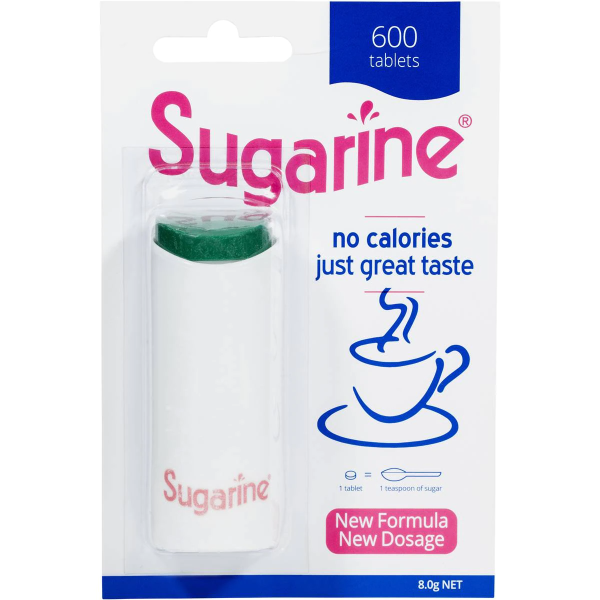 Sugarine Zero Calorie Sweetener Tablets 600 Pack