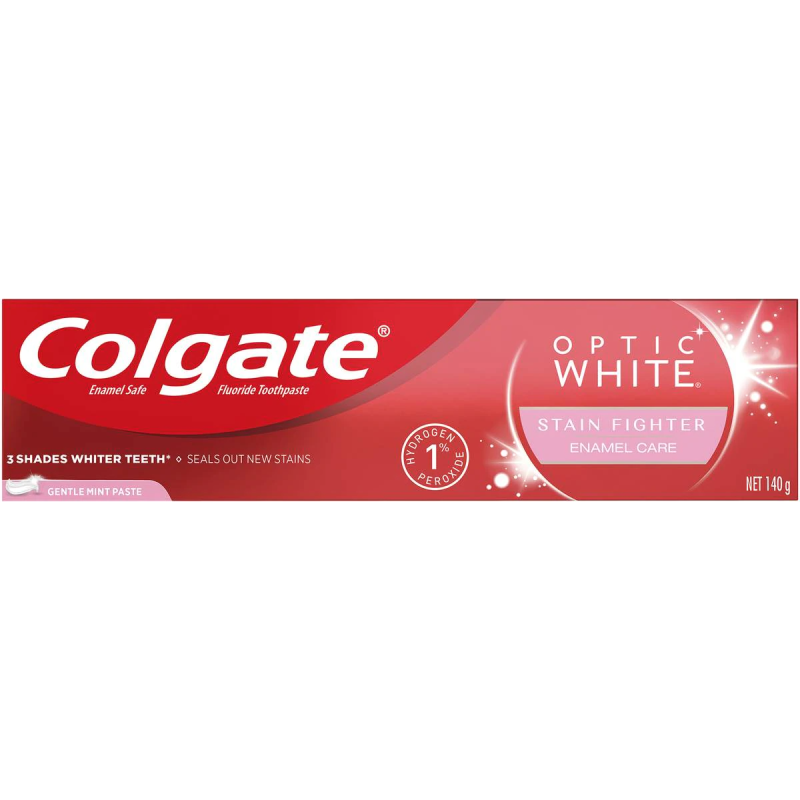 Colgate Optic White Enamel Care Teeth Whitening Toothpaste 140g