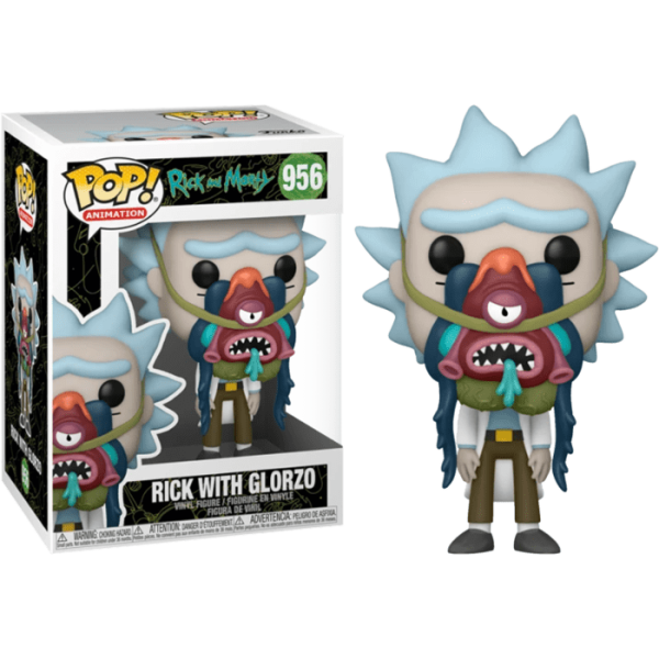 Rick and Morty Rick With Glorzo Pop! Vinyl #956