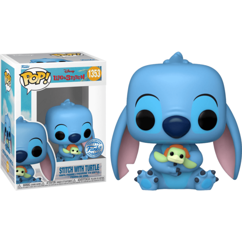 Stitch With Turtle Pop! Vinyl #1353