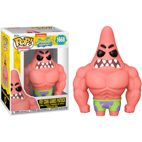 Spongebob Squarepants Fry Cook Games Patrick Star Pop! Vinyl