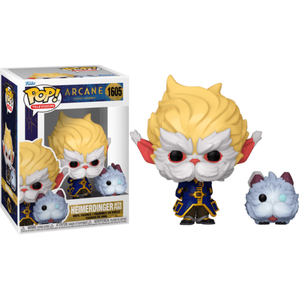 Arcane League Of Legends Heimerdinger With Poro Pop! Vinyl #1605