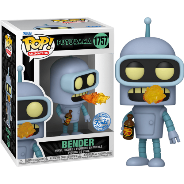Futurama Bender with Fire Breath Pop! Vinyl