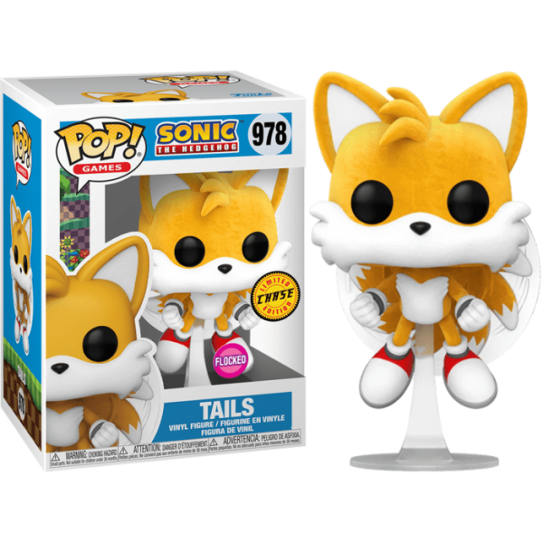 Sonic the Hedgehog Tails Flying Flocked Chase Edition Pop! Vinyl