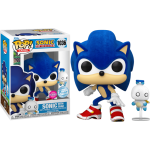 Sonic the Hedgehog Sonic With Chao Flocked Pop! Vinyl #1036